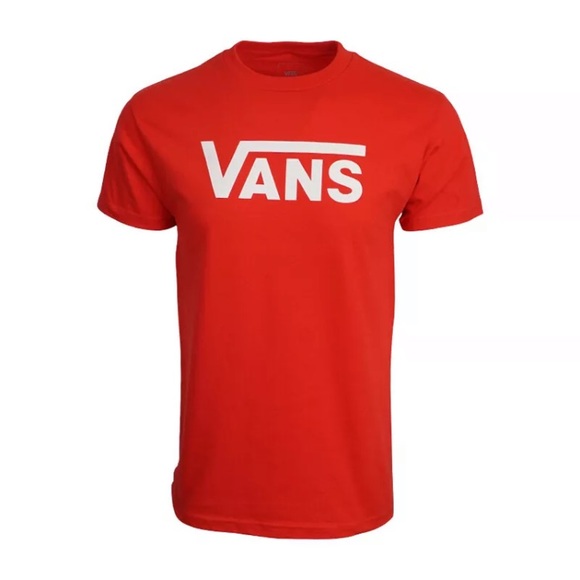 vans red tshirt